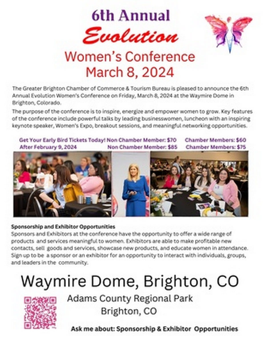 6th Evolution Women's Conference 2024 Mar 8, 2024 Brighton Chamber